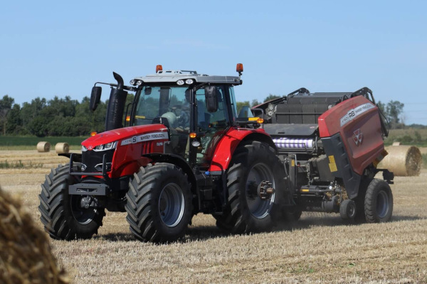presse à balles rondes massey ferguson