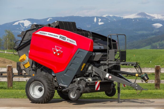 presse à balles rondes massey ferguson