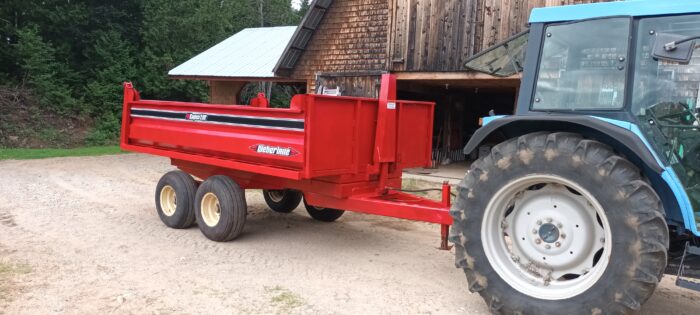 remorque dompeur à grain weber lane